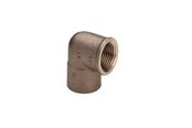 Kobberrør og fittings - Viega Overgangsvinkel 90° muffe/muffe 15 mm x 1/2" rødgods - 100667