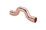 Kobberrør og fittings - Viega Overbøjning muffe/muffe 22 mm kobber - 103798