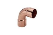 Kobberrør og fittings - Viega Bøjning 90° muffe/muffe 15 mm kobber - 100018