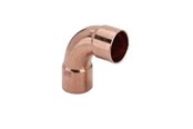 Kobberrør og fittings - Viega Bøjning 90° muffe/muffe 10 mm kobber - 102494