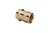 Pressrør og fittings - Viega Profipress G overgang 28 x 1" muffe/muffe rødgods - 346430