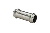 Pressrør og fittings - Viega Sanpress inox skydemuffe 42 mm rustfrit stål - 436421