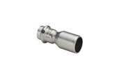 Pressrør og fittings - Viega Sanpress Inox reduktion 35 x 22 mm rustfrit stål - 436292