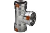 Pressrør og fittings - Viega Sanpress Inox XL T-stykke 76,1 x 54 x 76,1 mm rustfrit stål - 482725