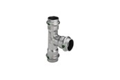 Pressrør og fittings - Viega Sanpress Inox T-stykke 54 x 22 x 54 mm rustfrit stål - 435844
