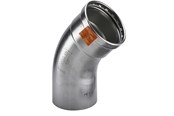 Pressrør og fittings - Viega Sanpress Inox XL bøjning 45° 88,9 Rustfritstål/blank, 482695 - 482695