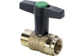 Fittings - Viega Easytop kuglehane muffe/muffe 1 1/2" rødgods - 746865