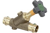 Fittings - Viega Easytop skråsædeventil 54 mm rødgods - 756925