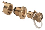 Pressrør og fittings - Viega Sanpress Inox trykprøvestuds 28 mm messing - 142568