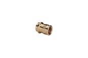 Pressrør og fittings - Viega Sanpress overgang 54 x 1 1/2" muffe/muffe rødgods - 365097