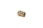 Pressrør og fittings - Viega Sanpress overgang 35 x 1" muffe/muffe rødgods - 298111