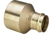 Pressrør og fittings - Viega Sanpress XL reduktion 88,9 x 76,1 mm rødgods - 354688