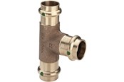 Pressrør og fittings - Viega Sanpress T-stykke 35 x 18 x 35 mm rødgods - 313616