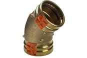 Pressrør og fittings - Viega Sanpress XL bøjning 45° 88,9 Rødgods/blank, 351359 - 351359