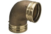 Pressrør og fittings - Viega Sanpress XL bøjning 90° 88,9 Rødgods/blank, 350680 - 350680