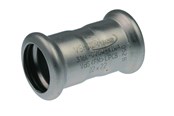Pressrør og fittings - Vsh Fabrieken Vsh skydemuffe 28 mm syrefast - 6191317
