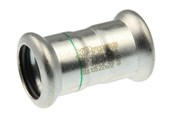 Pressrør og fittings - Vsh Fabrieken Vsh muffe 22 mm syrefast - 6190965