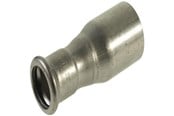 Pressrør og fittings - Vsh Fabrieken Vsh reduktion muffe/nippel 88,9x76,1 mm syrefast - 6204242