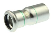 Pressrør og fittings - Vsh Fabrieken Vsh reduktion nippel/muffe syrefast 42x35 mm - 6191231