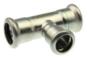 Pressrør og fittings - Vsh Fabrieken Vsh tee 35x18x35 mm syrefast - 6191460