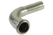 Pressrør og fittings - Vsh Fabrieken Vsh bøjning 90° muffe/nippel 108 mm syrefast - 6230059