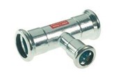 Pressrør og fittings - Vsh Fabrieken Vsh tee muffe/muffe/muffe 15x12x15 mm fz - 6202561