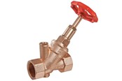 Fittings - Kemper Weser fristrømsventil muffe/muffe 1/2" rødgods - 1900201500