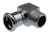 Pressrør og fittings - Vsh Fabrieken Vsh vinkel 90° muffe/nippel 18 mm x 1/2 fz - 6202097