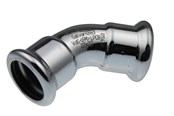 Pressrør og fittings - Vsh Fabrieken Vsh bøjning 45° muffe/muffe 108 mm fz - 6208147