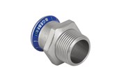 Pressrør og fittings - Geberit Mapress overgang rustfri 28x1 med nippel - 31708