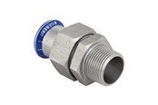 Pressrør og fittings - Geberit Mapress forskruning rustfri 22x34 med n, 35365 - 35365