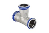 Pressrør og fittings - Geberit Mapress tee rustfri 35 mm - 31006