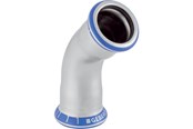 Pressrør og fittings - Geberit Mapress bøjning rustfri 45° 35 mm med muffe - 32606