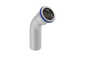 Pressrør og fittings - Geberit Mapress bøjning rustfri 45° 28 mm med nippel - 30705