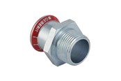 Pressrør og fittings - Geberit Mapress overgang FZ 15x3/8 muffe/nippel - 21702