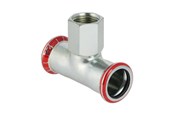 Pressrør og fittings - Geberit Mapress tee FZ 54x½x54 mm M/M - 21320