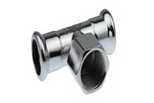 Pressrør og fittings - Vsh Fabrieken Vsh tee muffe/muffe/muffe 28 mm x 1/2x28 mm fz - 6202845