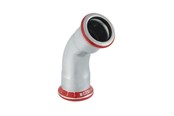 Pressrør og fittings - Geberit Mapress bøjning FZ 45° 22 mm med muffe - 20604