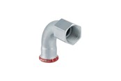Pressrør og fittings - Geberit Mapress bøjning FZ 90° 22x3/4 M/M - 20557