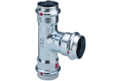 Pressrør og fittings - Viega Prestabo T-stykke 22 mm forzinket stål - 558635