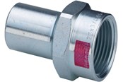 Pressrør og fittings - Viega Prestabo indstiksstykke 22 x 1/2" forzinket stål - 559168