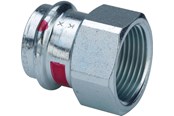 Pressrør og fittings - Viega Prestabo overgang forzinket ulegeret stål 22 x 1/2" - 642150