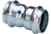 Pressrør og fittings - Viega Prestabo xl muffe 64 mm forzinket stål - 597726
