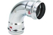 Pressrør og fittings - Viega Prestabo XL bøjning 90° 76,1 Stål/Forzinket, 597566 - 597566