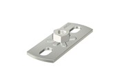 Rørophæng og rørkoblinger - Flamco Montageflange gp rustfri m8 80x30 mm - 39445