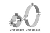 Rørophæng og rørkoblinger - Flamco rsf rørbøjle g1/2-m10 x 106-114 - 54216