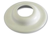Bøsninger, rosetter, murtætninger og anboringsbøjler - Megatherm Bøsningskrave plast hvid 1 1/4" - 015211043