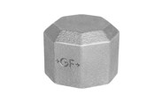 Gevindfittings - +GF+ Slutmuffe sort 3/4" - 770300105