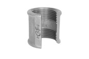 Gevindfittings - +GF+ Muffe sort 1" - 770270106
