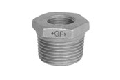 Gevindfittings - +GF+ Nippelmuffe sort koncentrisk 1/4 x 1/8 - 770241115